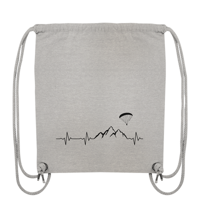 Herzschlag Paragleiten - Organic Gym Bag