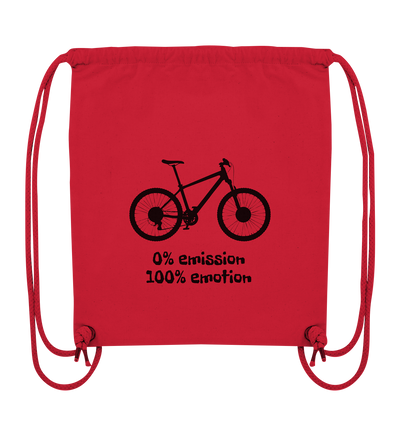 0% Emission 100% Emotion - Organic Gym Bag