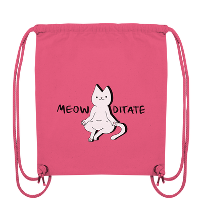 Meowditate - Organic Gym Bag