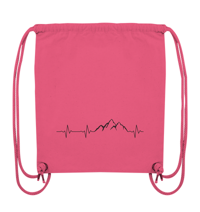 Herzschlag Berge - Organic Gym Bag