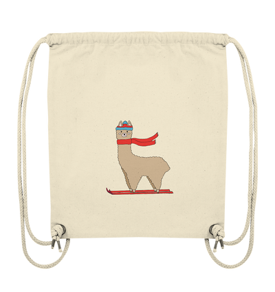 Alpaca fährt Ski - Organic Gym Bag