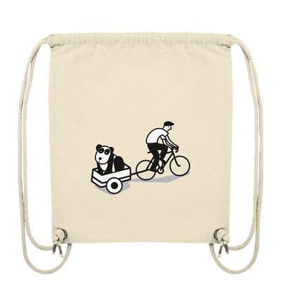 Radanhänger Pandabär - Organic Gym Bag