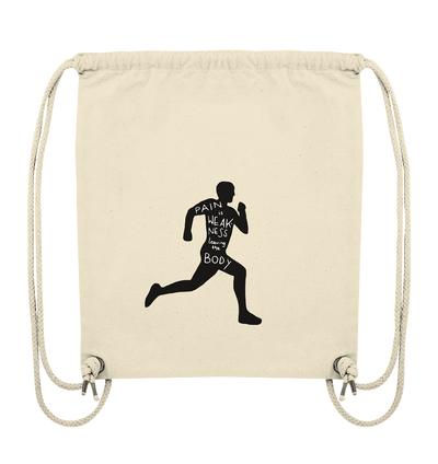 Runner Man Pain - Organic Gym Bag