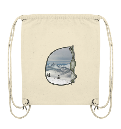 Zelt Aussicht - Winter - Organic Gym Bag