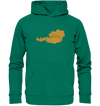 Herzschlag Berge - Österreich - Organic Hoodie