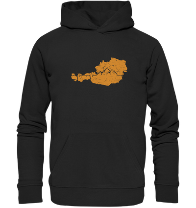 Herzschlag Berge - Österreich - Organic Hoodie