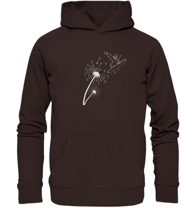 Snowboard Pusteblume - Organic Hoodie