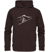 Abfahrt - Organic Hoodie - Wunschtext