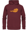 Herzschlag Berge - Österreich - Organic Hoodie