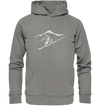 Abfahrt - Organic Hoodie - Wunschtext