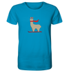 Alpaca fährt Ski - Organic Shirt