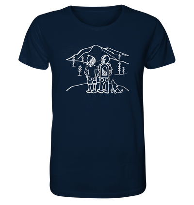 Aussicht mit unserem Hund - Organic Shirt