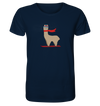 Alpaca fährt Ski - Organic Shirt