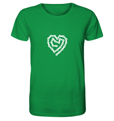 Herz Fahrradkette - Organic Shirt