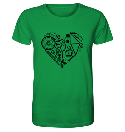 Mountainbike Herz - Organic Shirt