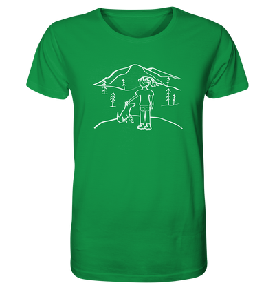 Aussicht mit meinem Hund - Organic Shirt