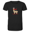 Alpaca fährt Ski - Organic Shirt