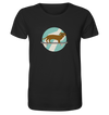 Dackel fährt Longboard - Organic Shirt