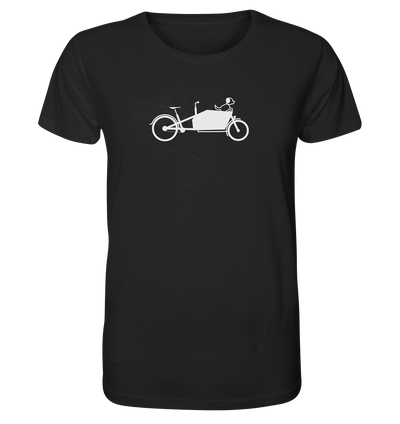 Hund im Lastenrad - Organic Shirt