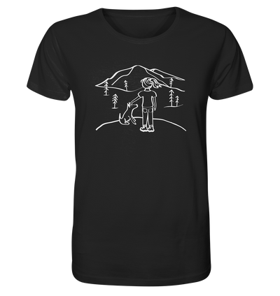 Aussicht mit meinem Hund - Organic Shirt