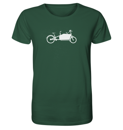 Hund im Lastenrad - Organic Shirt