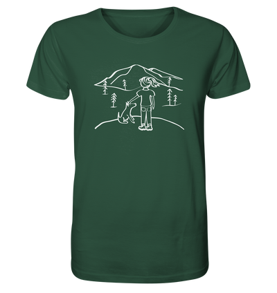 Aussicht mit meinem Hund - Organic Shirt