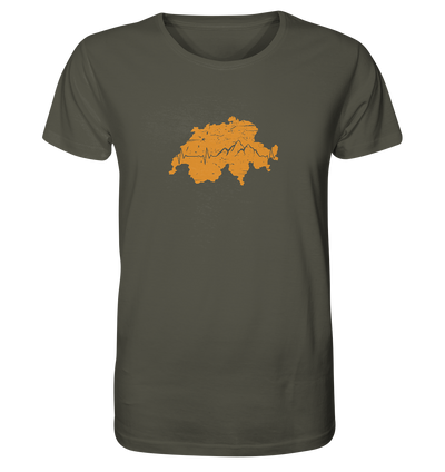 Herzschlag Berge - Schweiz - Organic Shirt