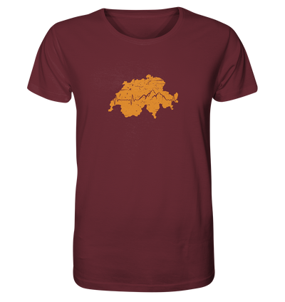 Herzschlag Berge - Schweiz - Organic Shirt