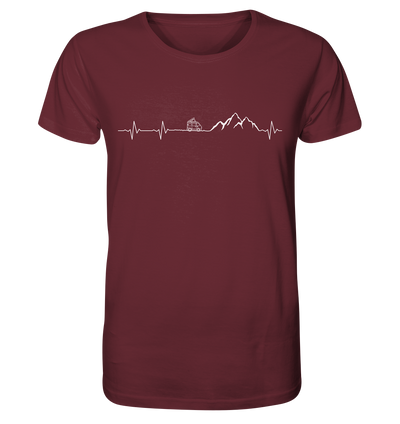 Herzschlag Berge Vanlife - Organic Shirt