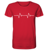 Herzschlag Fahrradkette - Organic Shirt