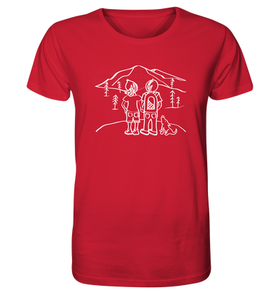 Aussicht mit unserem Hund - Organic Shirt