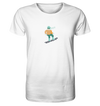 Pixelart Snowboarder - Organic Shirt