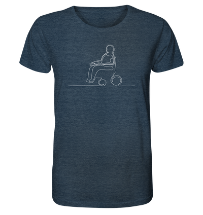 Rollstuhl - Organic Shirt Meliert