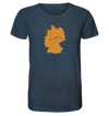 Herzschlag Berge - Deutschland - Organic Shirt Meliert