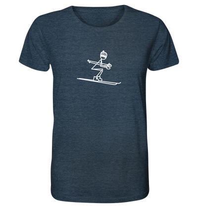 Skifahren - Organic Shirt Meliert