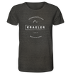 Leidenschaftlicher Kraxler - Organic Shirt Meliert - Wunschtext