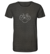 Just Smile - Trekking Fahrrad - Organic Shirt Meliert