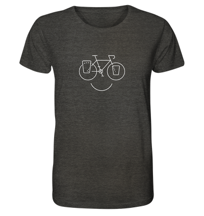 Just Smile - Trekking Fahrrad - Organic Shirt Meliert