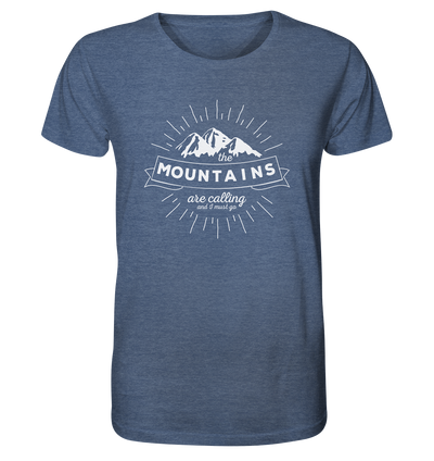 Mountains are Calling - Organic Shirt Meliert