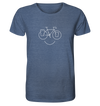 Just Smile - Trekking Fahrrad - Organic Shirt Meliert