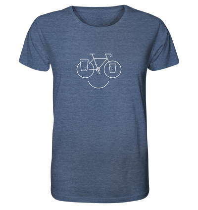 Just Smile - Trekking Fahrrad - Organic Shirt Meliert