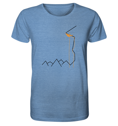 Klettern - Organic Shirt Meliert