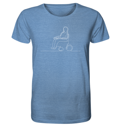 Rollstuhl - Organic Shirt Meliert