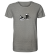 Radanhänger Pandabär - Organic Shirt Meliert