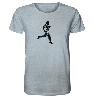 Runner Woman Pain - Organic Shirt Meliert