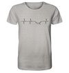 Herzschlag Hängematte - Organic Shirt Meliert