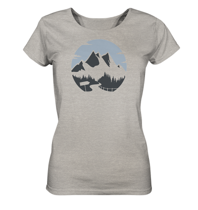 Wenn die Berge rufen - Ladies Organic Shirt Meliert