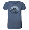 Wenn die Berge rufen - Organic Shirt Meliert