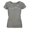 Herzschlag Paragleiten - Ladies Organic Shirt Meliert