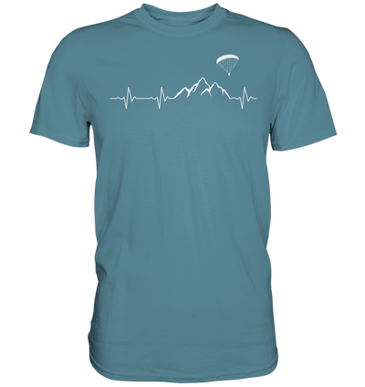 Herzschlag Paragleiten - Premium Shirt - Sale